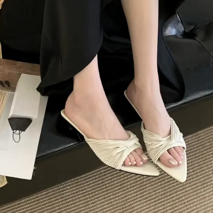 Bailamos femmes pantoufles d'extérieur chaussures à talons hauts 2025