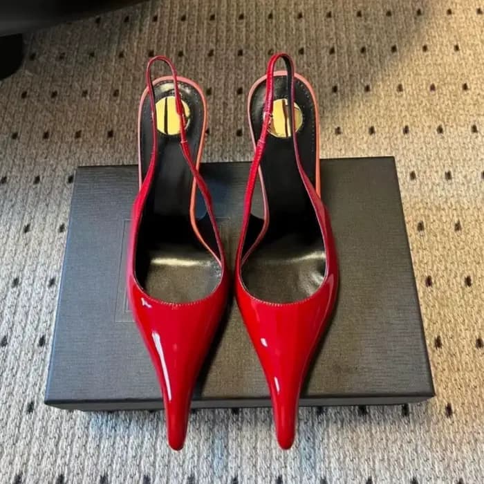 Sandales d'été à talons aiguilles et bout pointu pour femme