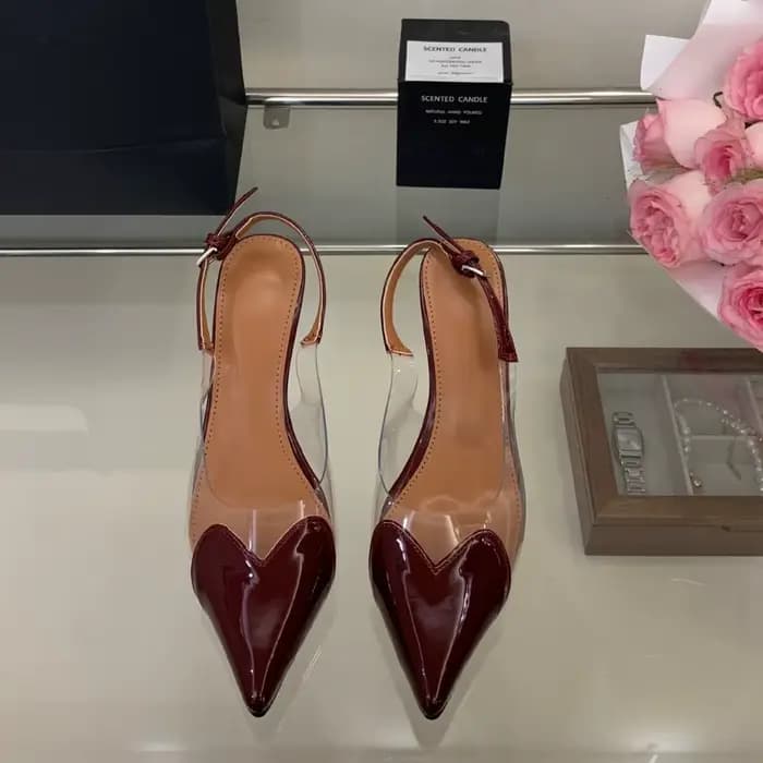 Sandales à talons fins et bout pointu pour femme