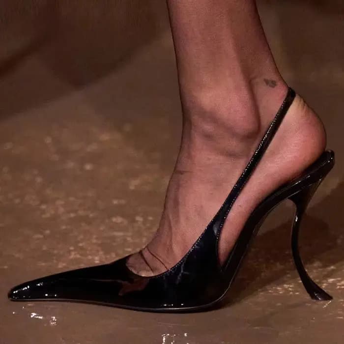 Sandales d'été à talons aiguilles et bout pointu pour femme