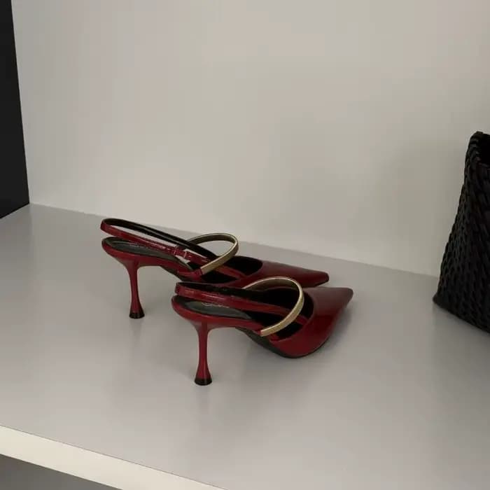 Nouvelles Escarpins Élégants Style Français à Talons Fins pour l'Été – Chaussures Décontractées et de Ville