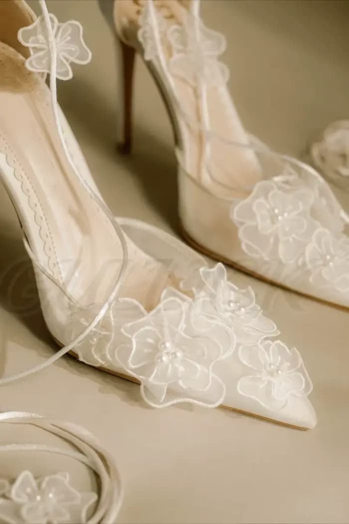 Sandales à talons en maille d'air pour femmes