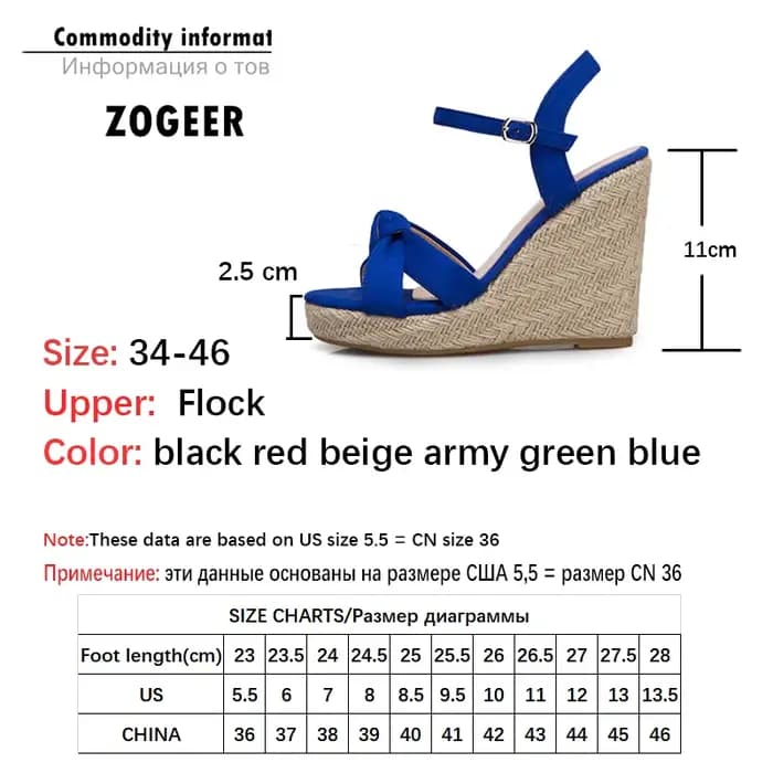 Sandales compensées d'été pour femmes 2026 – Chaussures tendance