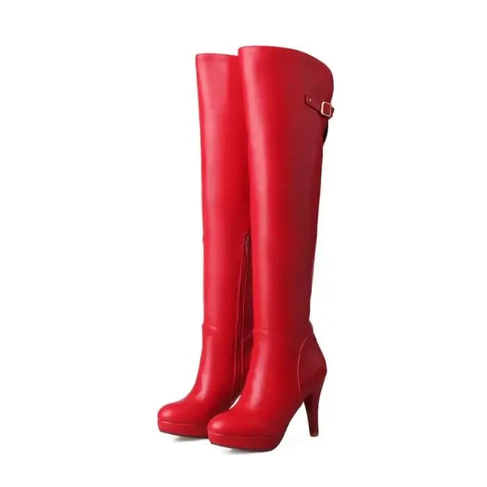 Bottes d'hiver sexy et décontractées à talons hauts pour femmes