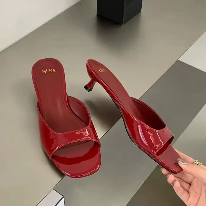 Sandales Femme 2026 Nouvelles Tongs d'Été à Talons Fins et Bas