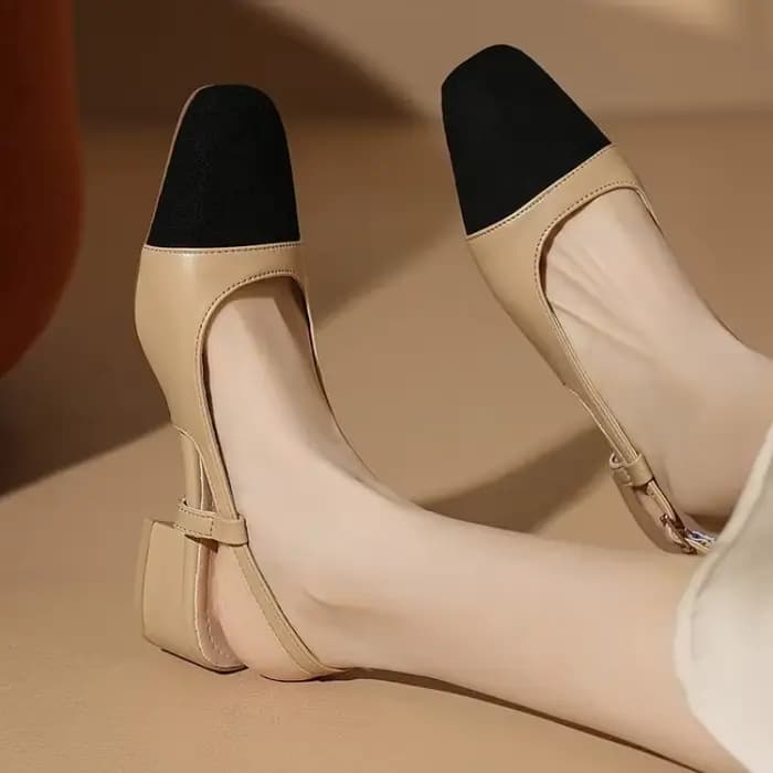 Soldes d'été : Sandales élégantes à talon moyen pour femme