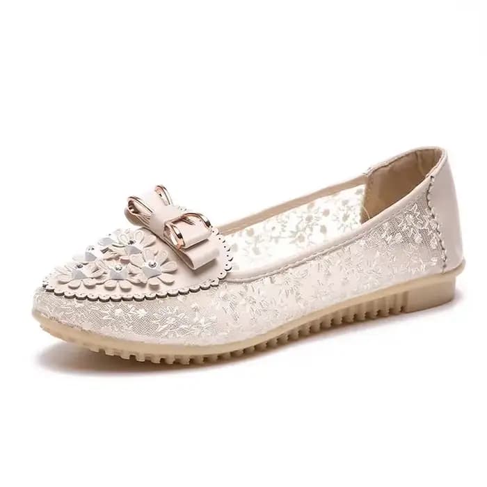 Sandales Respirantes à Plateforme Plate pour Femme, Chaussures d'Été à Enfiler, Mocassins Féminins, 34