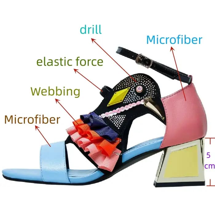 【JOCHEBED HU】Nouvelles sandales d'été à talons hauts de créateur