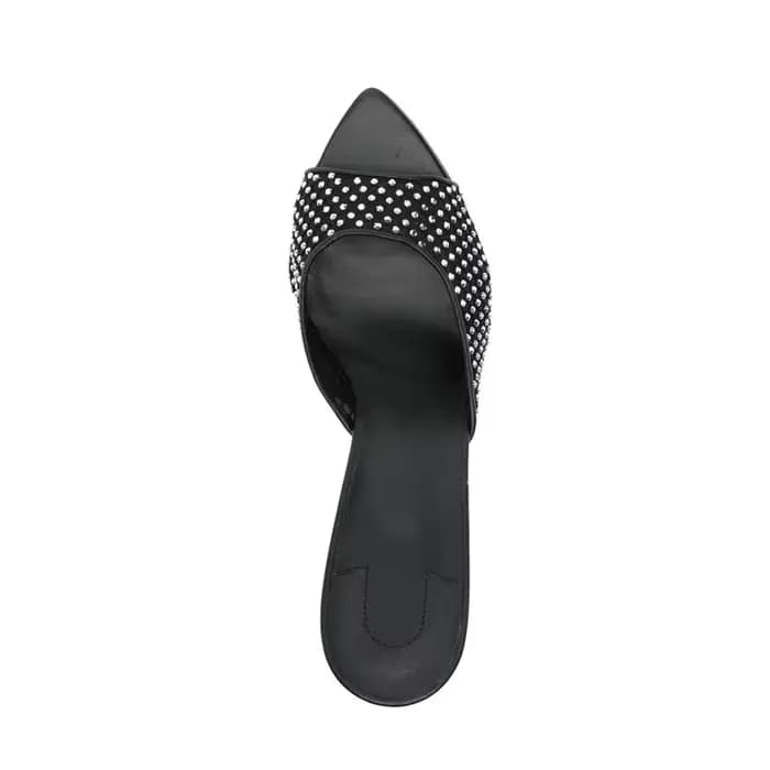 Nouvelles sandales romaines à bout ouvert et pointu pour femmes, chaussures sexy en métal, pantoufles d'extérieur, talon de 10,5 cm, Sandalias Romanas Mujer