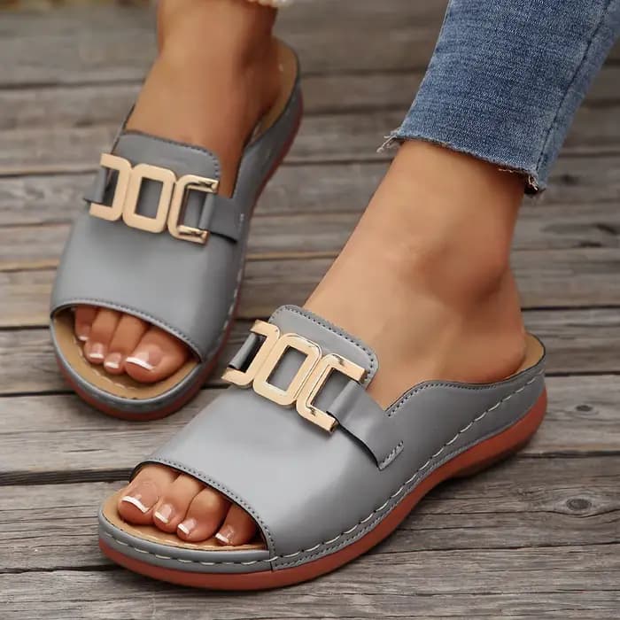 2025 été femmes sandales à talons compensés chaussures à talons ouverts décontractées léger confortable pantoufles de sport sandales de créateur de mode diapositives
