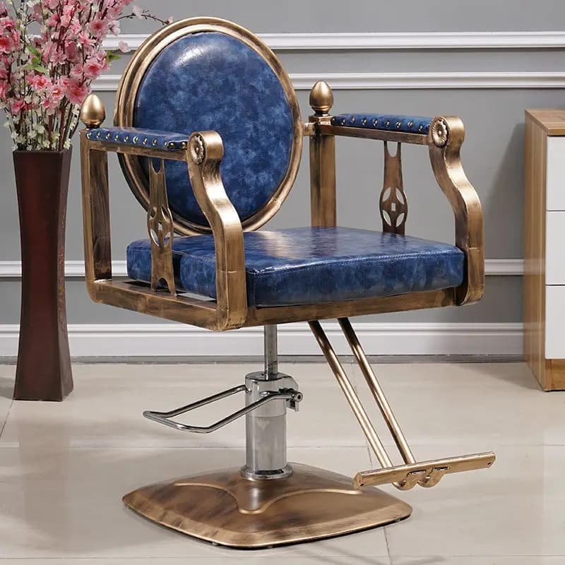 Confortable beauté barbier à la mode élégant ergonomique plancher chaise de barbier salon de coiffur