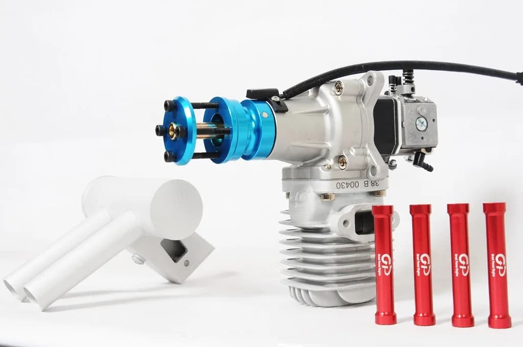 Moteur à essence 2 temps GP38cc pour avion RC, moteur modèle RC à gaz monocylindre avec carburateur