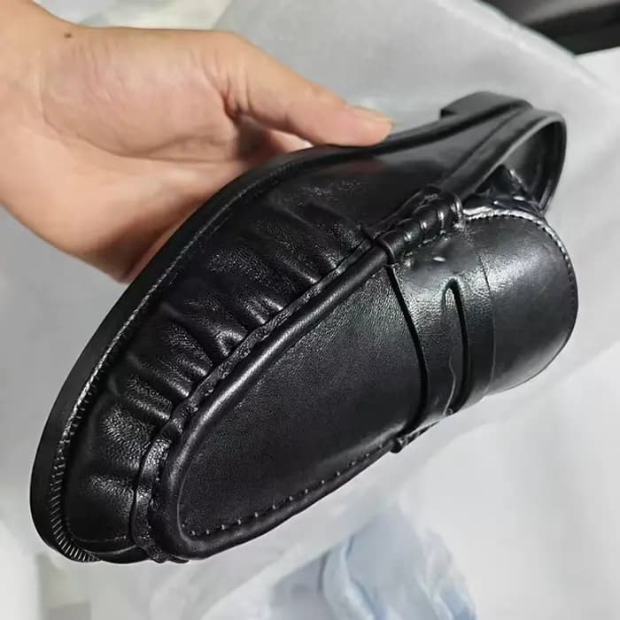 Nouvelles mules décontractées 2026 pour femmes en cuir véritable
