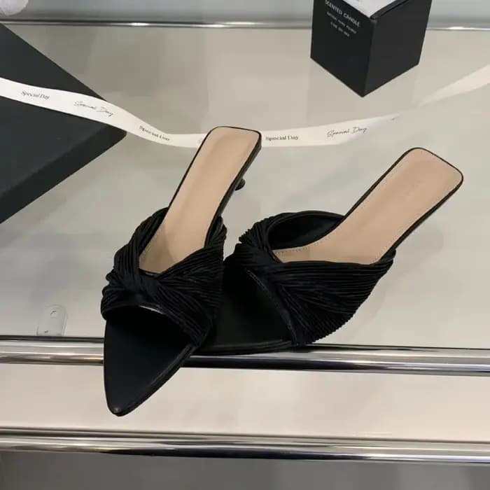 Bailamos femmes pantoufles d'extérieur chaussures à talons hauts 2025