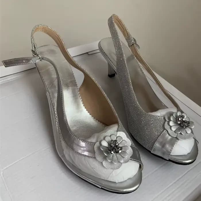 Sandales d'été transparentes en PVC pour femmes