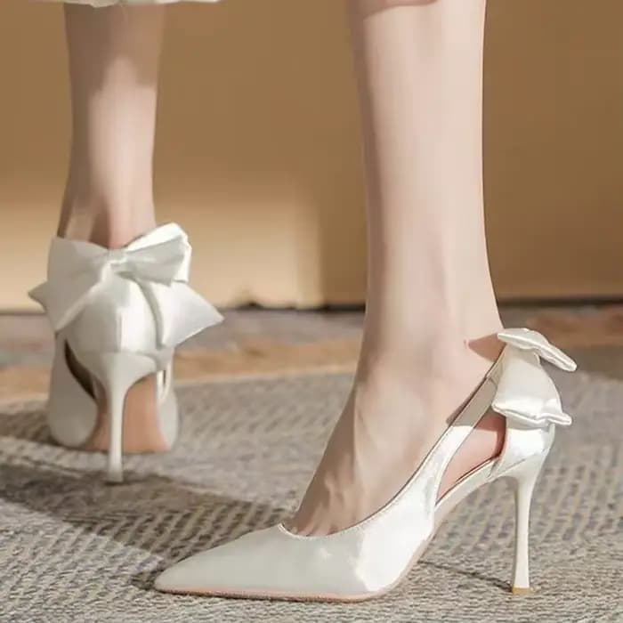 Talons de mariage femmes marque de luxe Design chaîne perle perles