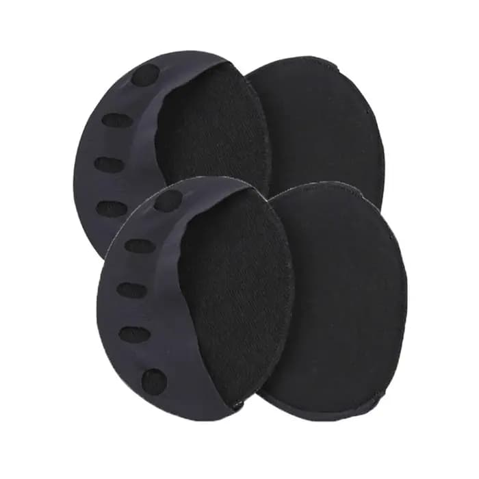 4 paires de demi-semelles pour femmes, pour talons hauts, avec coussinets d'avant-pied à cinq doigts, pour le soin des pieds, le soulagement des callosités et des cors, et la réduction de la douleur a