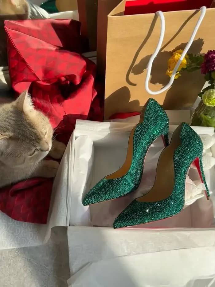 Talons hauts femmes 2025 printemps nouveau or Sexy pointu français mince avec des chaussures simples