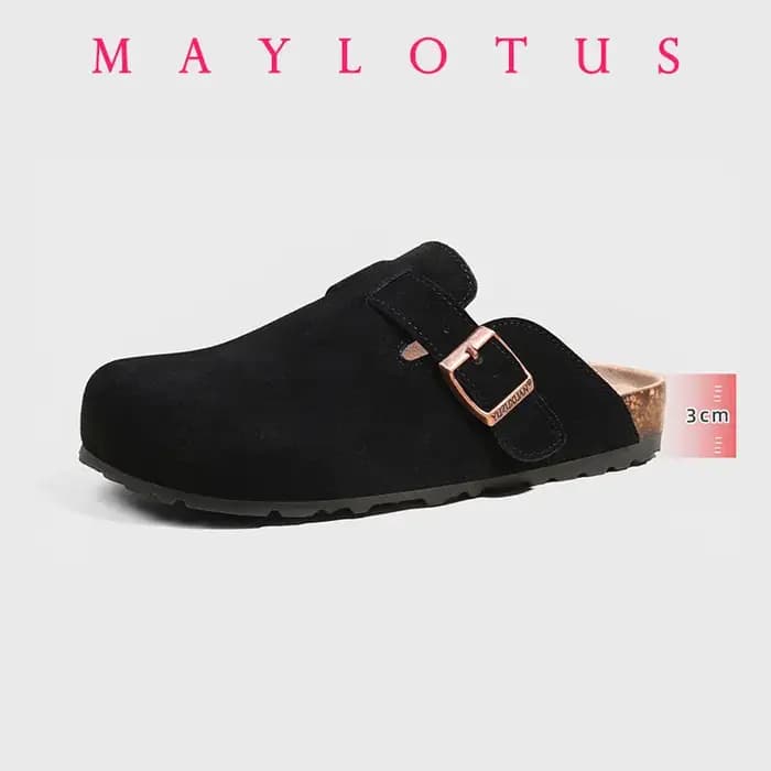 Nouvelles mules Boston en daim pour femmes et hommes