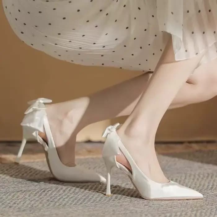 Talons de mariage femmes marque de luxe Design chaîne perle perles