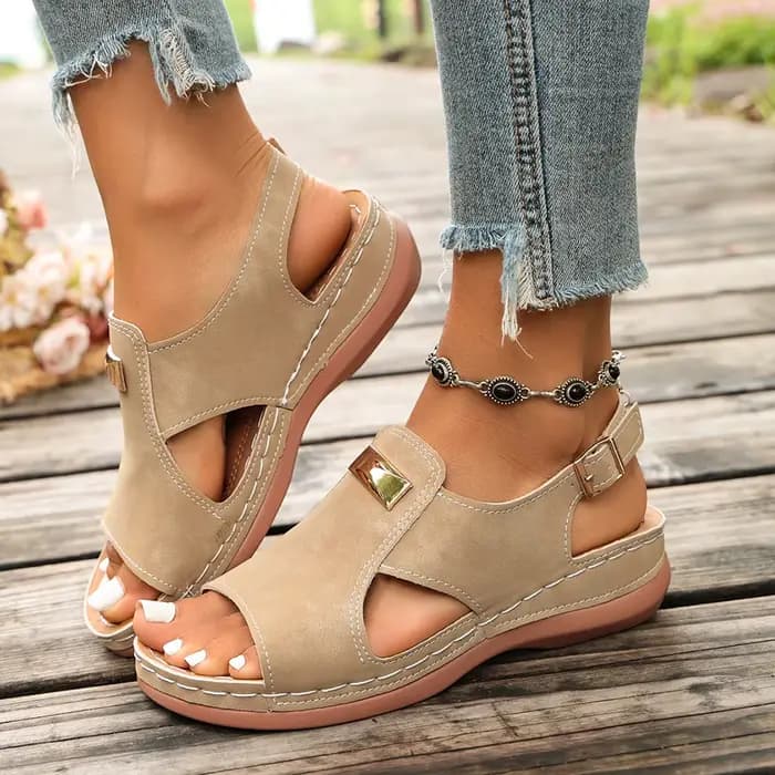 Sandales pour femmes, nouvelle collection été 2026, à bout ouvert, mode, souples, sexy, à talon comp