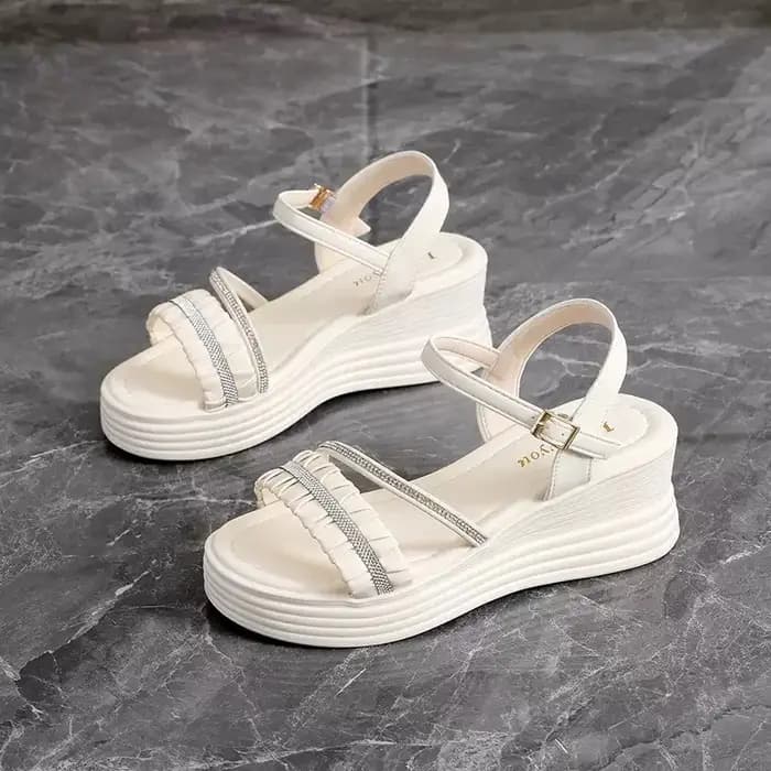 Sandales à semelles épaisses de style féerique pour femmes