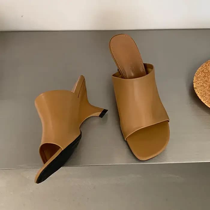 Nouvelles Sandales Décontractées Élégantes à Talons Mi-Hauts pour Femmes