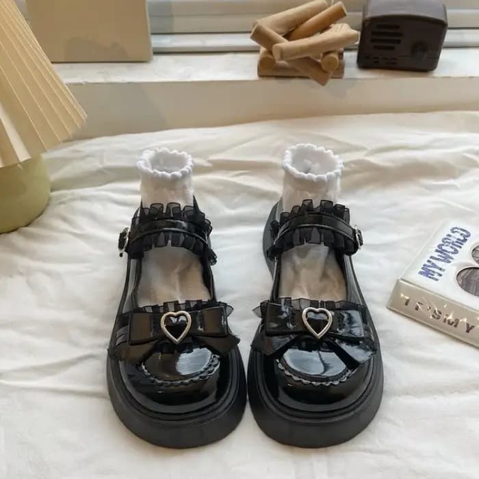 2025 nouvelle mode boucle femmes pompes printemps automne Mary Jane solide papillon noeud plate-forme décontracté bout rond dames chaussures