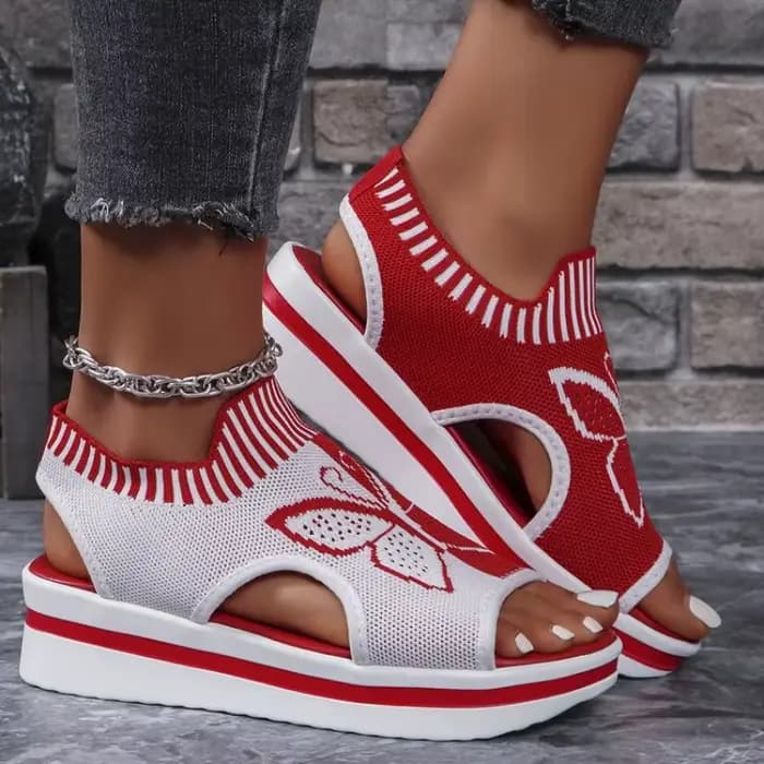 Nouvelles sandales plates pour femmes, en maille, à bout ouvert, décontractées, à talons bas, mules