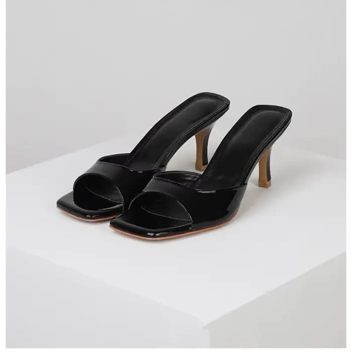 Sandales à talons hauts pour femmes, nouveau style d'été, bout carré, bout ouvert, élégantes, décont