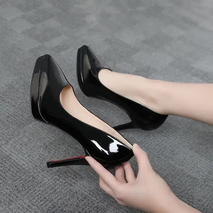 Escarpins à talons hauts de 10cm 12cm pour femmes, escarpins à plateforme de 2cm 3cm, pour boîte de