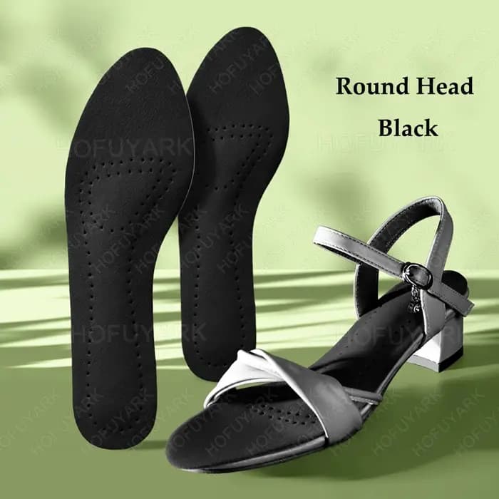 Semelles intérieures en cuir autocollantes pour talons hauts Sandales Chaussures antidérapantes Coussinets Semelle intérieure de soutien de la voûte plantaire souple et respirante absorbant les chocs
