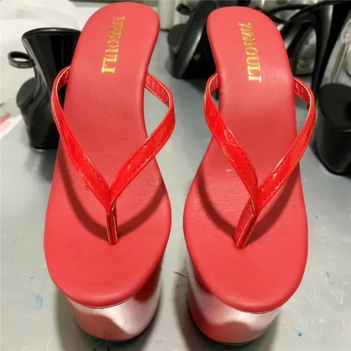 Sandales Sexy à Talons Hauts de 551-17-20cm, Modèle de Défilé Fait à la Main de 7 Pouces