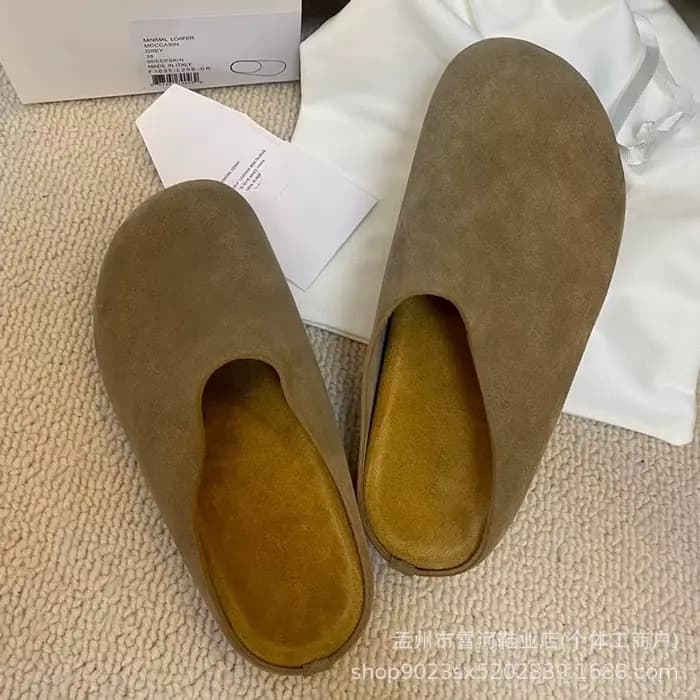 Sabots en cuir véritable pour hommes et femmes