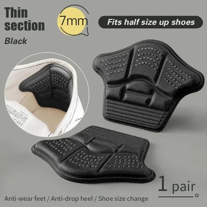 Semelle intérieure de protection du talon pour hommes et femmes, baskets confortables, taille réglable, soulagement de la douleur au pied, autocollants de talon, soins des pieds