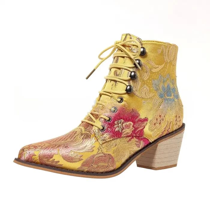Bottines à bout pointu pour femmes
