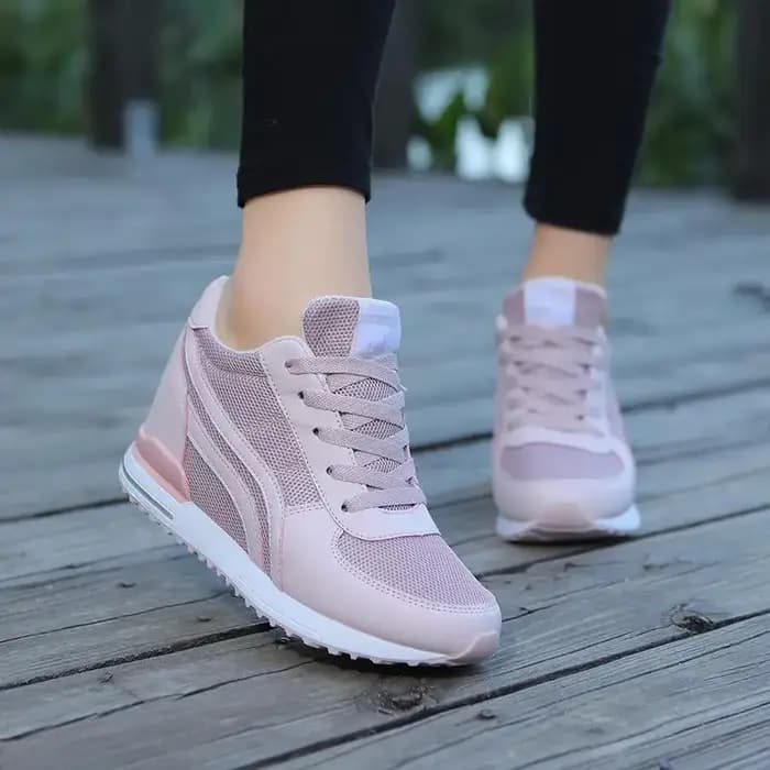 Chaussures à talons compensés respirantes pour femmes