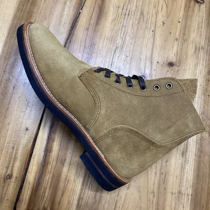 DTW01 RockCanRoll-Bottes cousues Goodyear en cuir de vache véritable italien, daim, sur mesure, tail