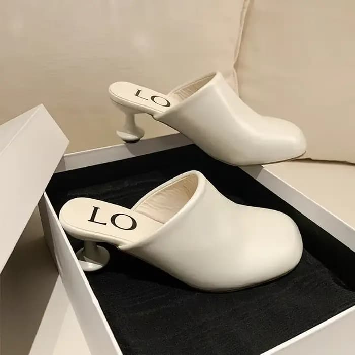 Élégant talons hauts pantoufles concepteur femmes sandales mode Mules chaussures 2025 pompes robe tongs fête Sandalias De Mujer