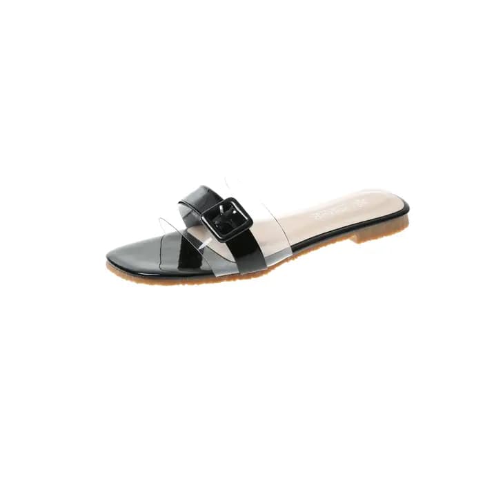 Pantoufles pour femmes été nouveau 2025 avec pantoufle élégante tongs femme concepteur élégant miroir luxe mode plage maison