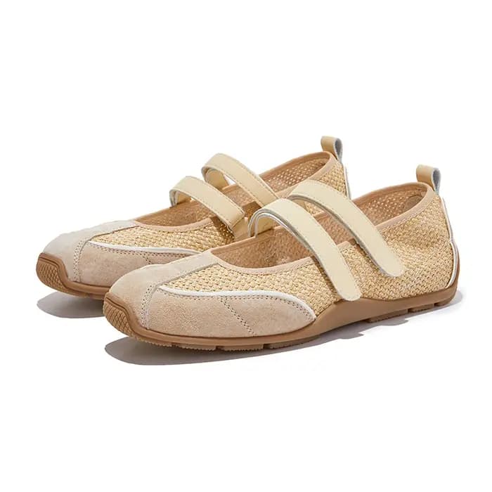 AIYUQI 2026 Nouvelles Chaussures Plates pour Femmes Antidérapantes à Boucle Respirantes Mary Jane Grande Taille Décontra