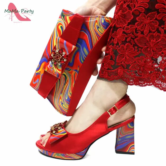 Chaussures Italiennes et Sac à Talons Super Hauts pour Femme