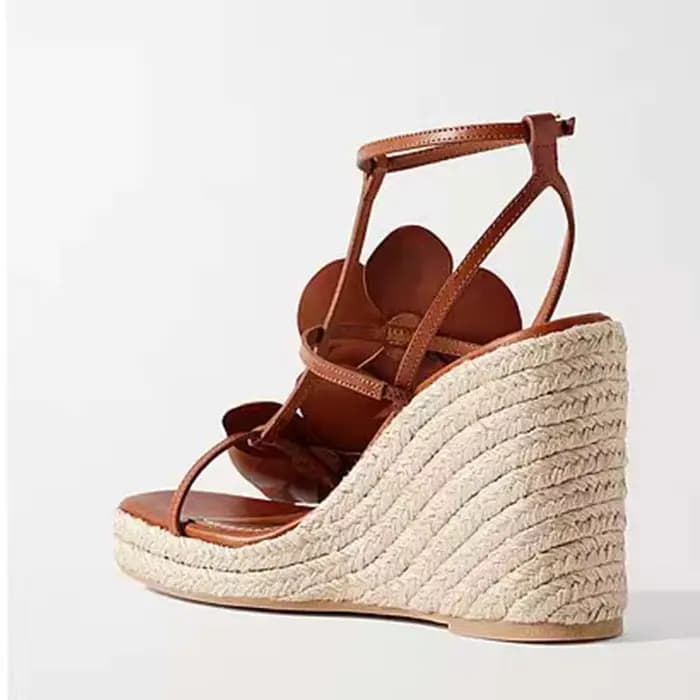 Sandales compensées espadrilles pour femme