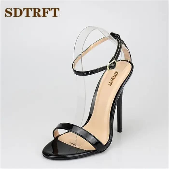 SDTRFT grande taille: 45 46 47 48 femmes sandales de fête été élégant 13 cm mince talons hauts Mujer