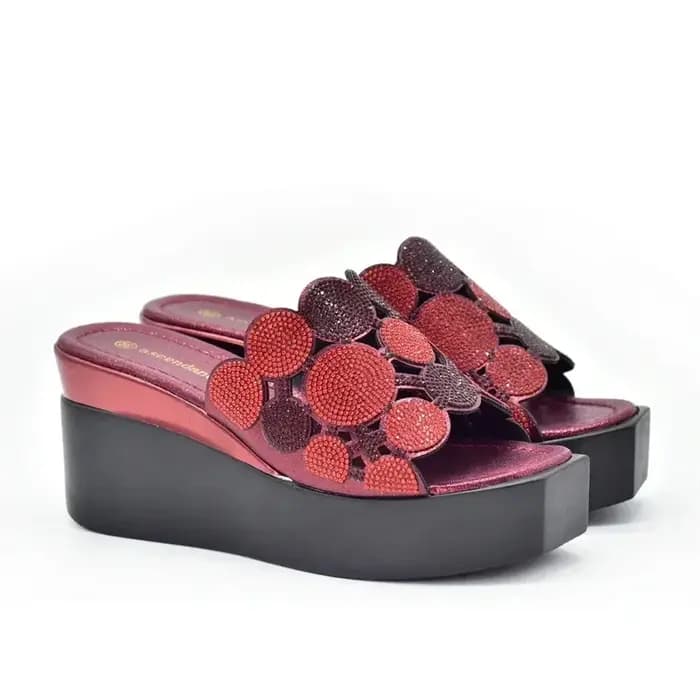 Escarpins à talons hauts scintillants pour femmes