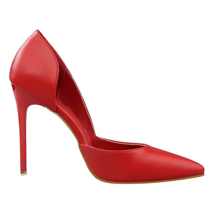 Escarpins en cuir à talons hauts de 10.5cm pour femmes