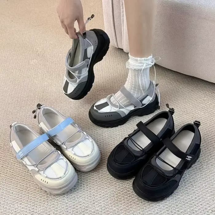 Nouvelles sandales d'été confortables pour femmes, style Mary Jane à talon épais, rehaussantes, décontractées, polyvalentes, à enfiler