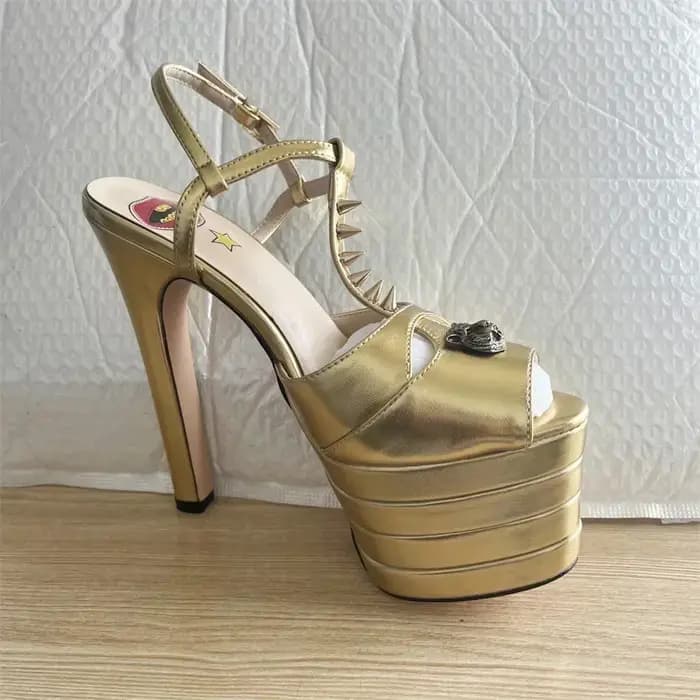Sandales à Talons Hauts de 16cm pour Femme