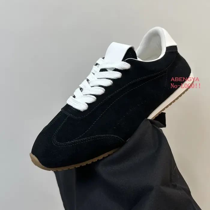 Mocassins plats en daim kaki pour femmes