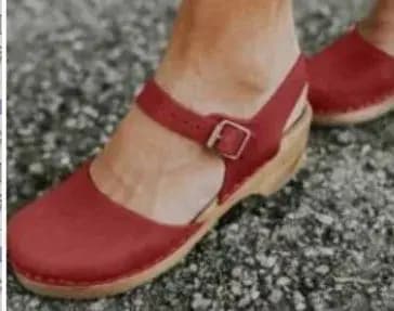 Sandales pour femmes à talon épais et bout rond